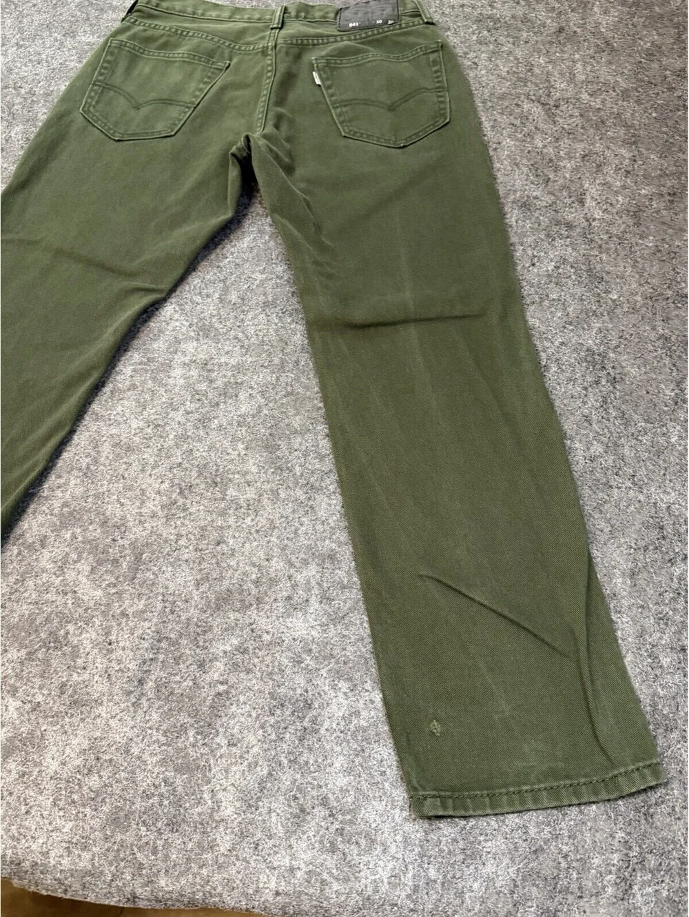 Levi’s 541 Athletic Fit Jeans Men’s 30x30 Olive Green Denim Five Pocket